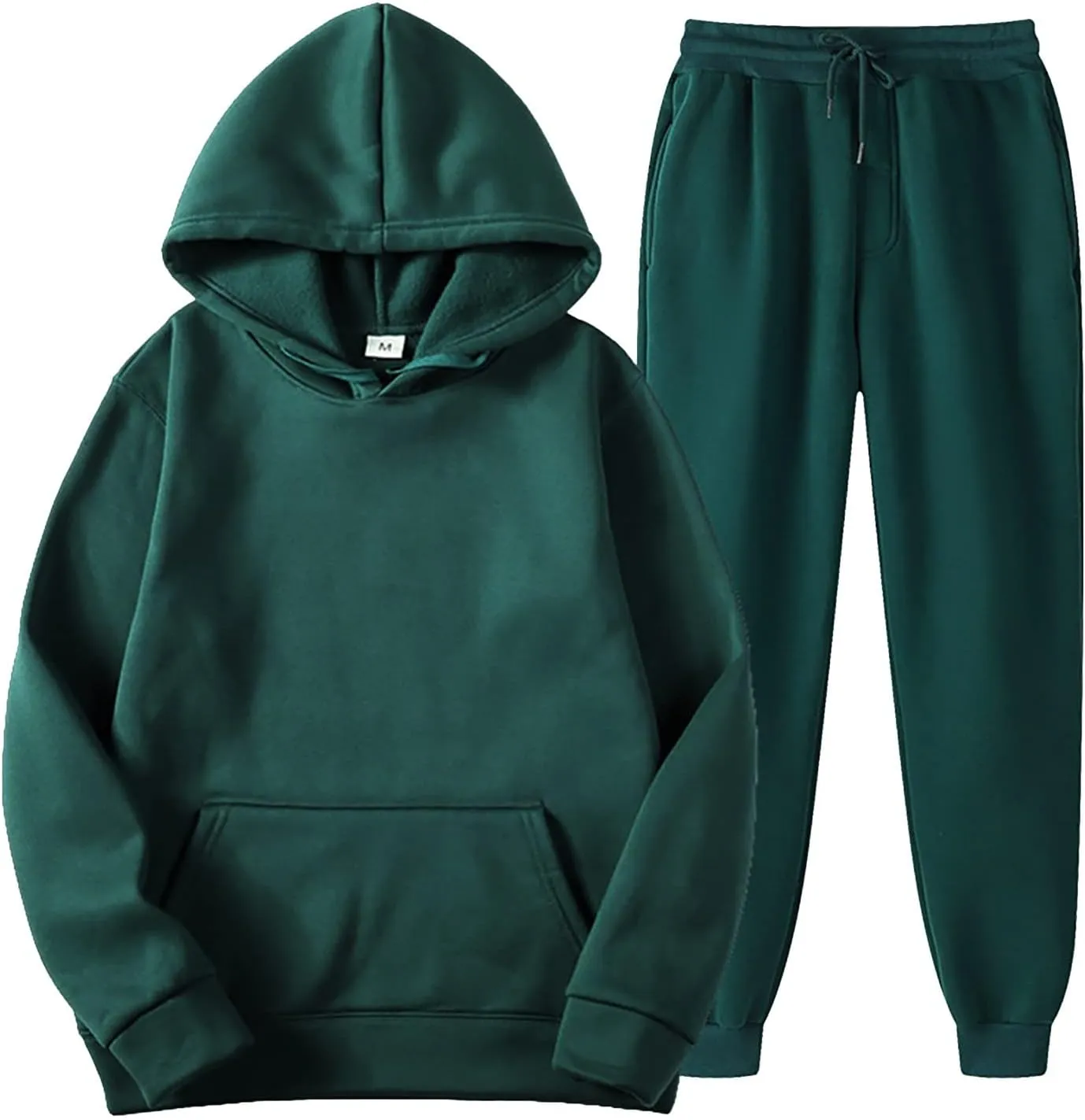 2 Piece Outfits for Women, Womens Sweatshirts Oversized Long Sleeve Hoodie Pullover Tracksuit Jogger Sweatsuits with Pockets