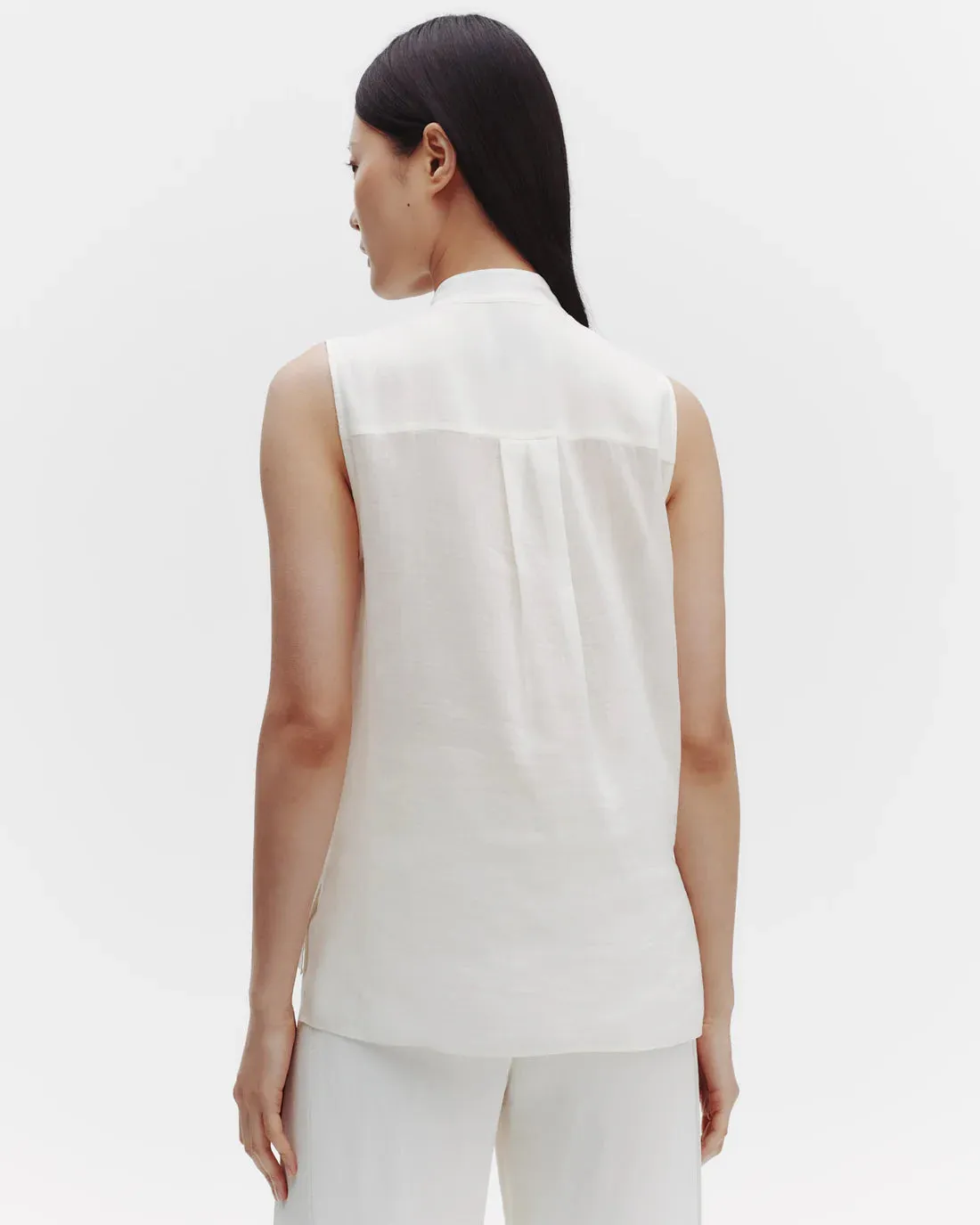 Adele Top with Sequins in Ivory
