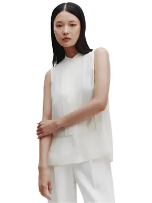 Adele Top with Sequins in Ivory