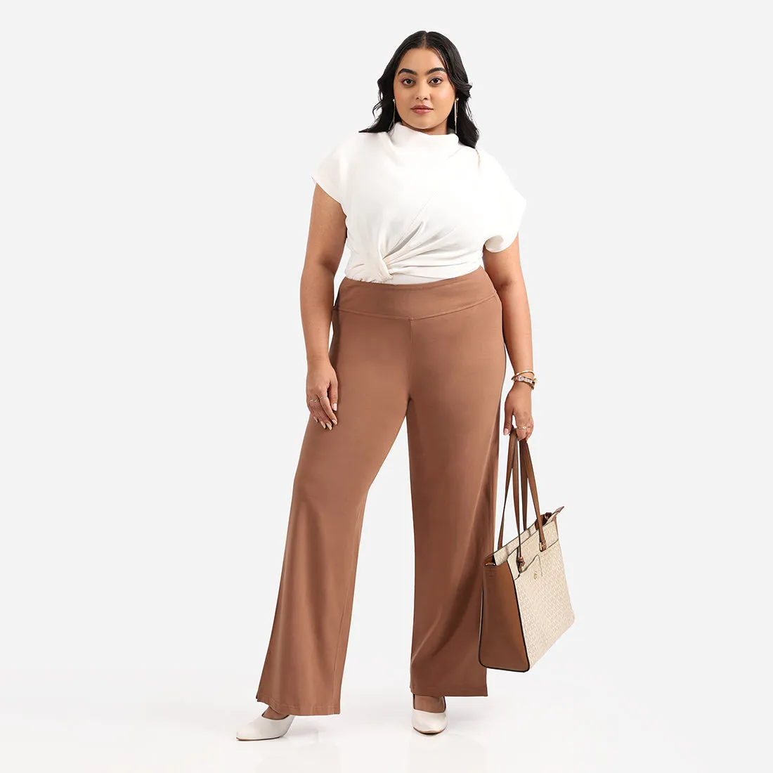 AM:PM Air Wide Trousers - Cotton Tall