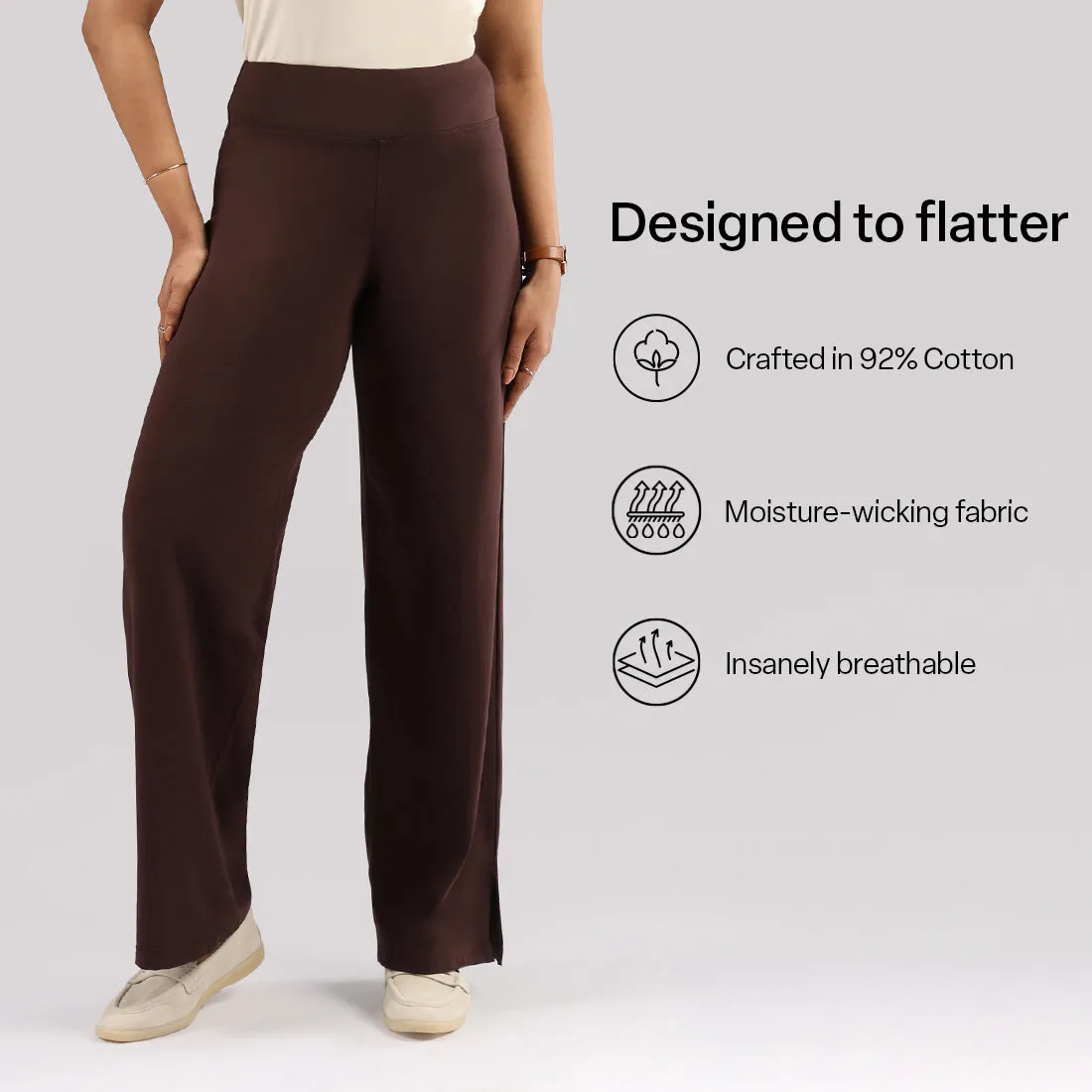 AM:PM Air Wide Trousers - Cotton