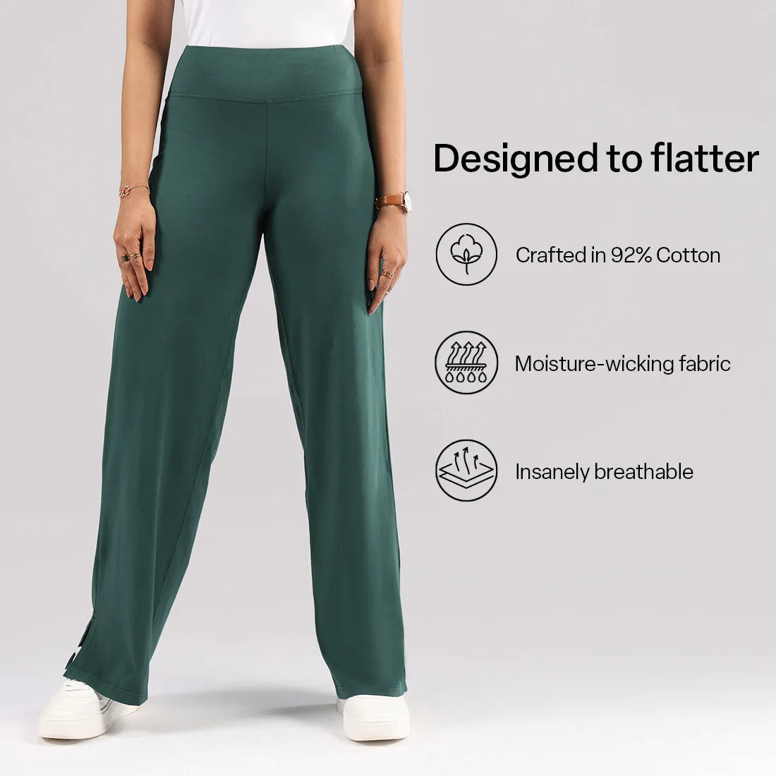 AM:PM Air Wide Trousers - Cotton