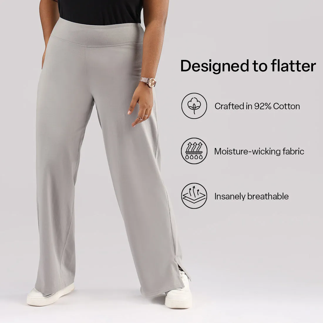 AM:PM Air Wide Trousers - Cotton