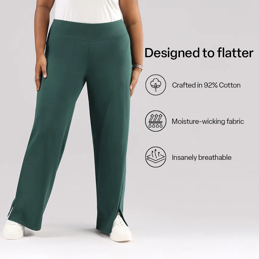 AM:PM Air Wide Trousers - Cotton