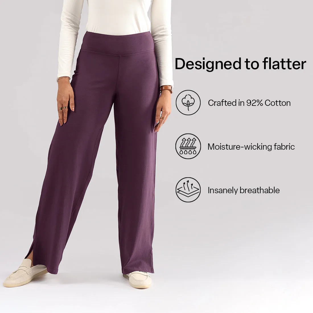 AM:PM Air Wide Trousers - Cotton