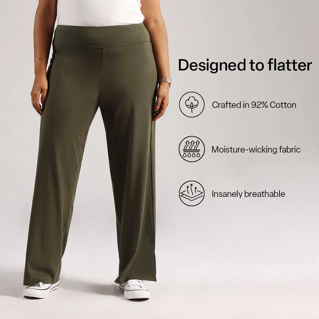 AM:PM Air Wide Trousers - Cotton
