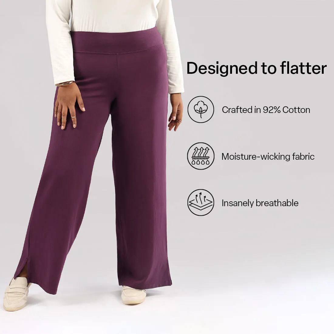 AM:PM Air Wide Trousers - Cotton