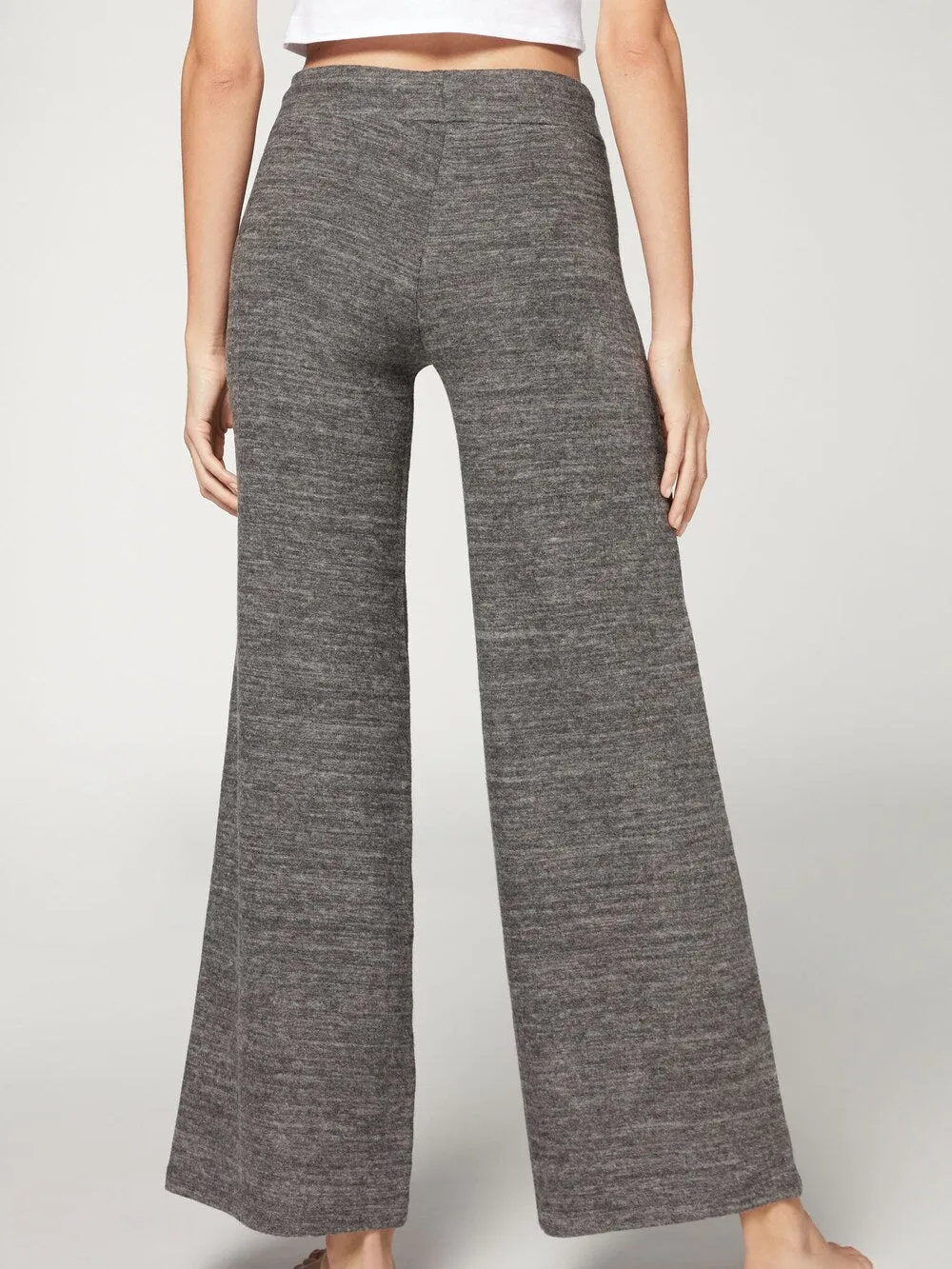 Calzedonia wide trousers, dark gray