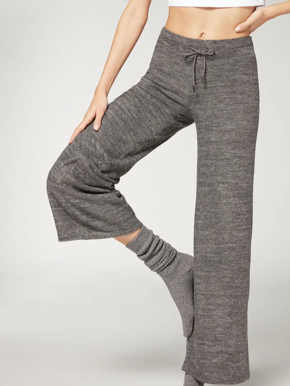 Calzedonia wide trousers, dark gray