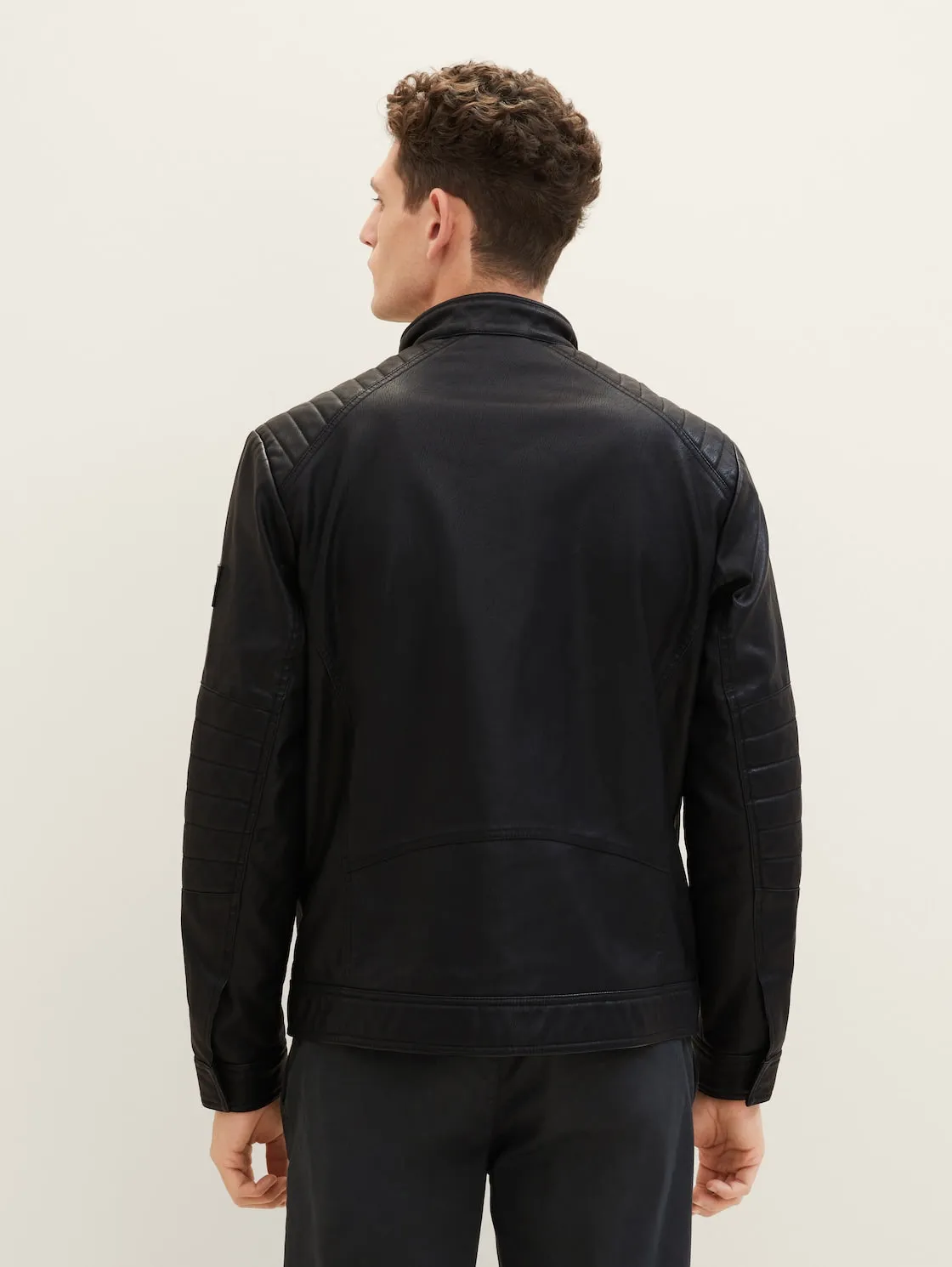FAKE LEATHER BIKER
