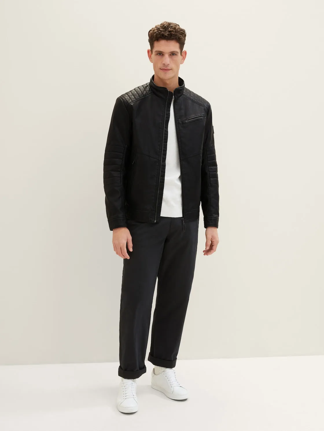 FAKE LEATHER BIKER
