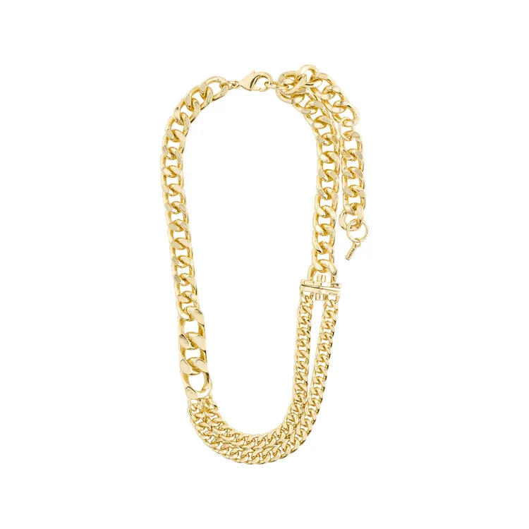 FRIENDS CHUNKY CURB CHAIN NECKLACE