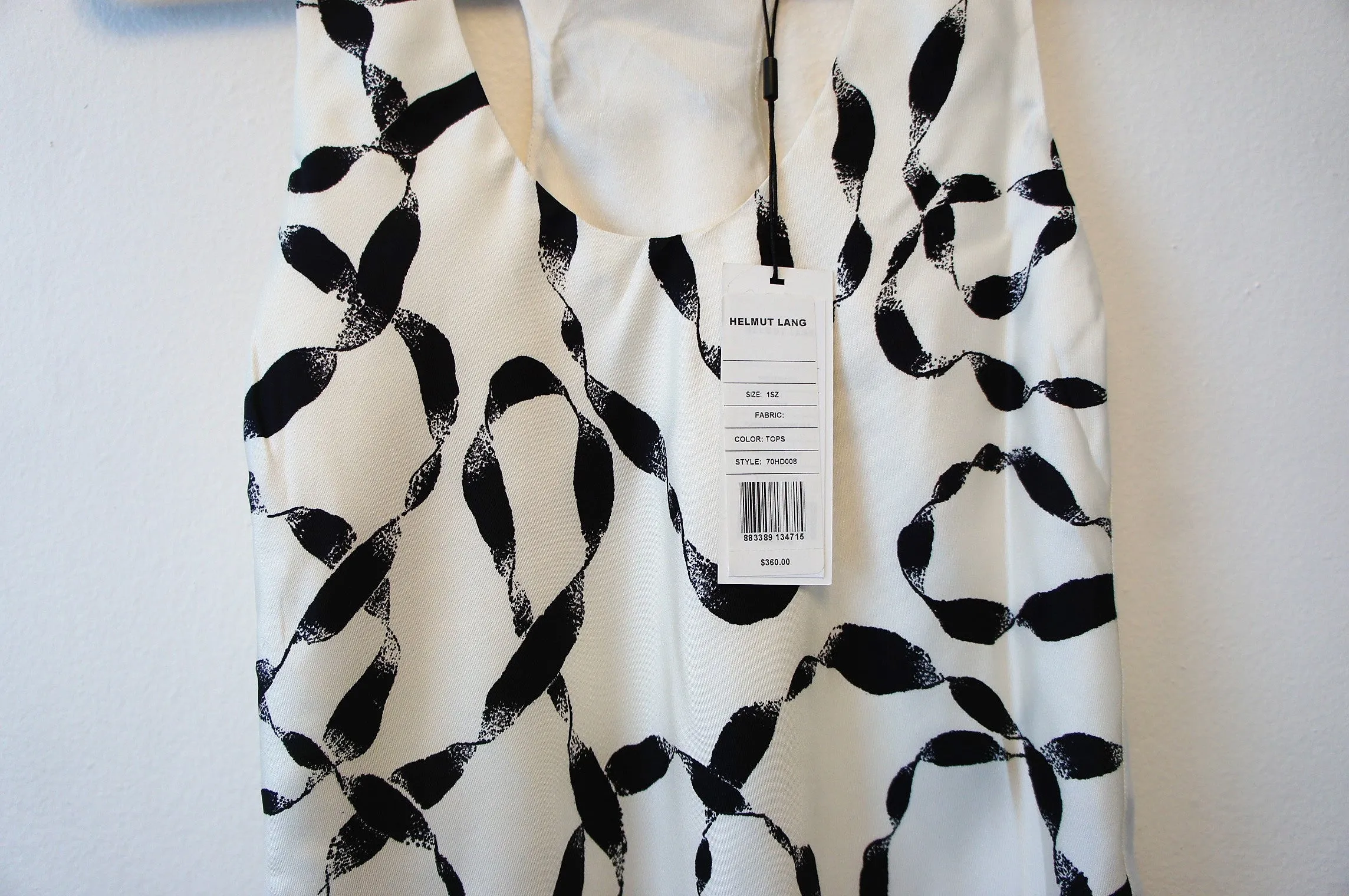 Helmut Lang silk top