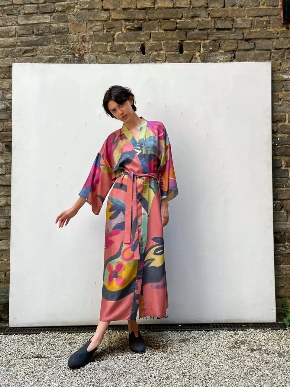Kimono long "Pink dreams"