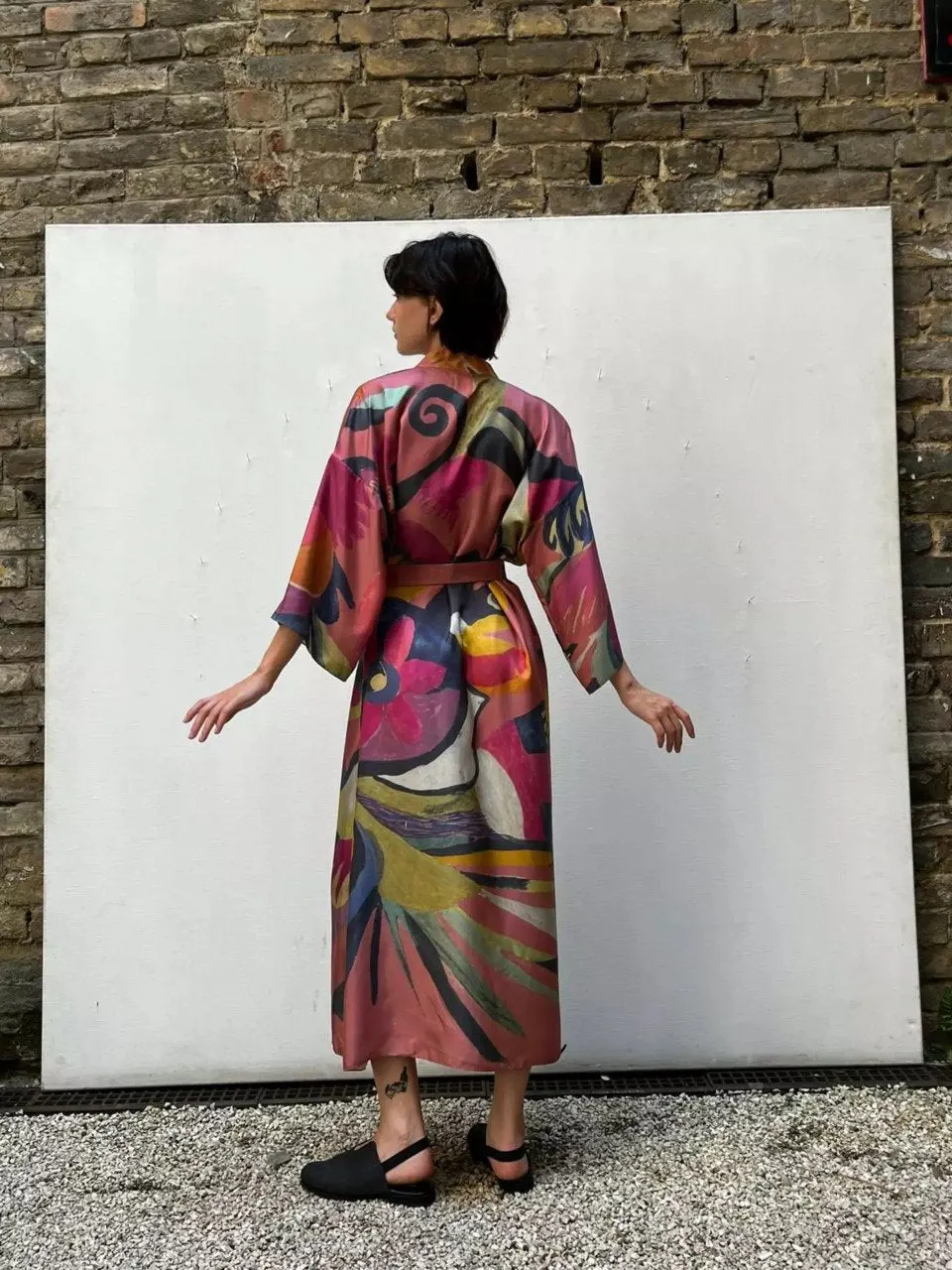 Kimono long "Pink dreams"