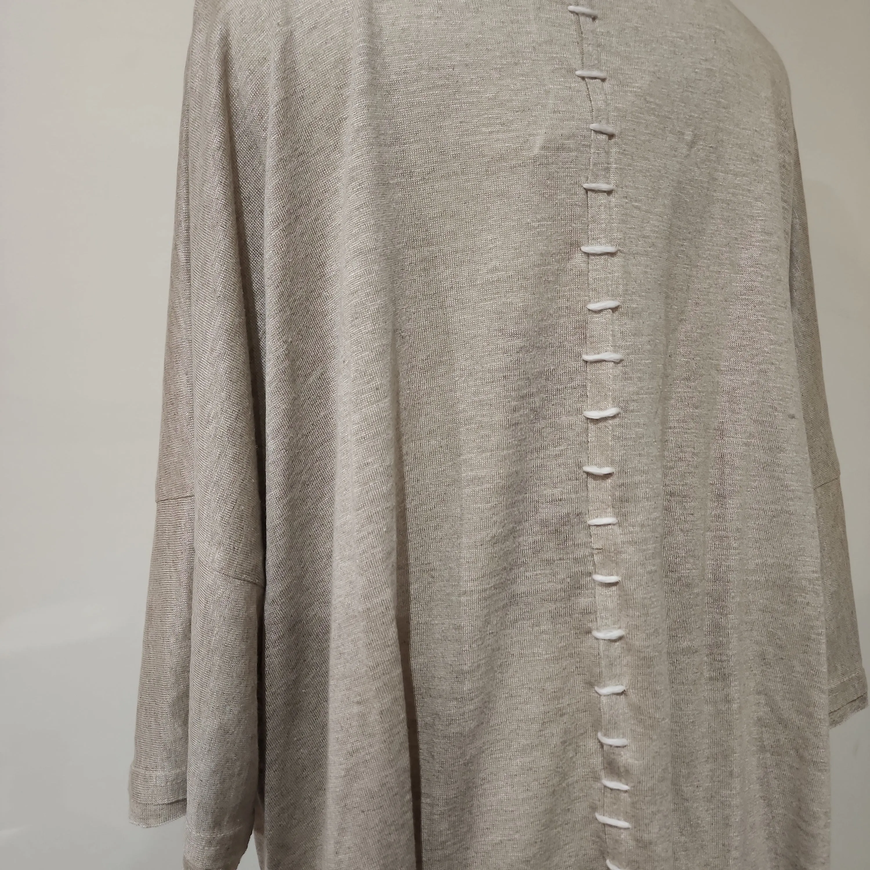 Linen Tee Top - Acid wash