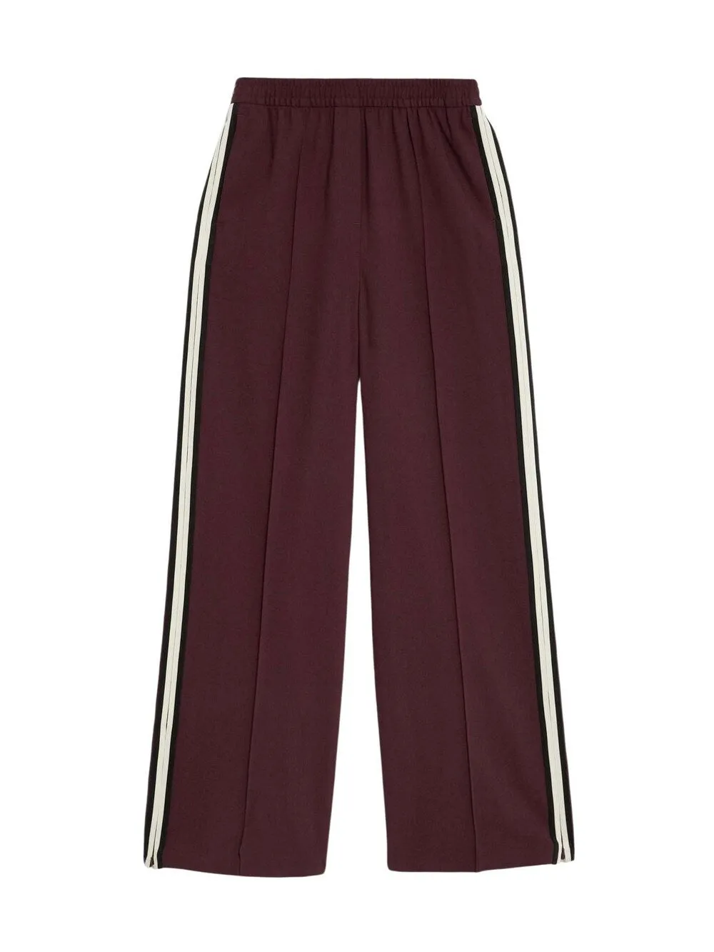 Marks & Spencer wide trousers, red wine