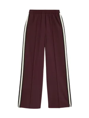 Marks & Spencer wide trousers, red wine