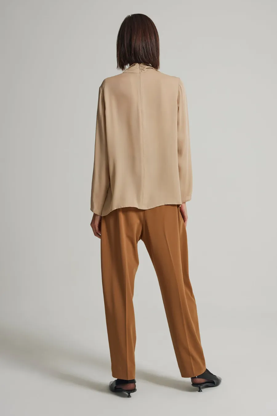 Oma Silk Top Sandalwood