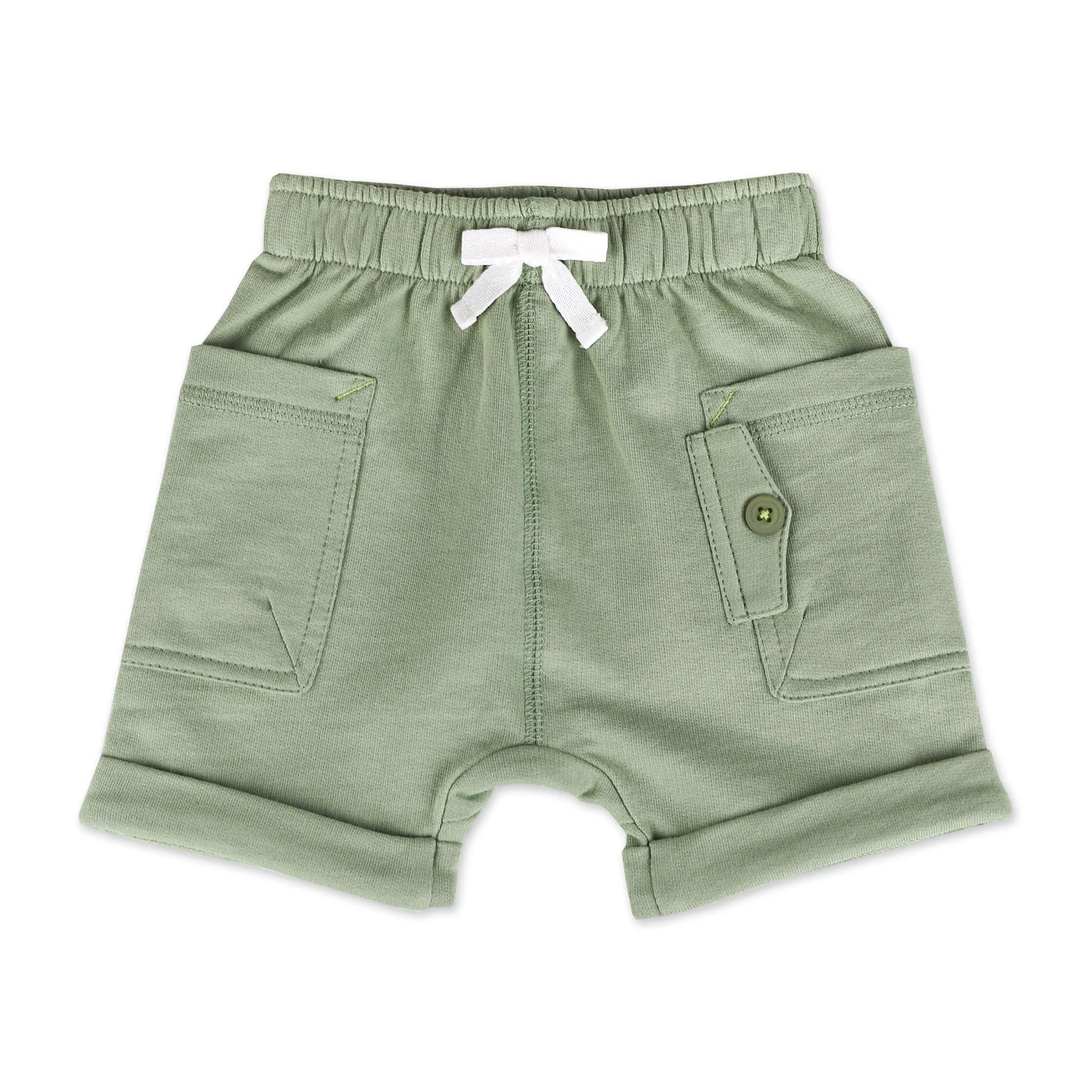 Organic Cotton 2-Piece Short Set in Rhino Buddies Print