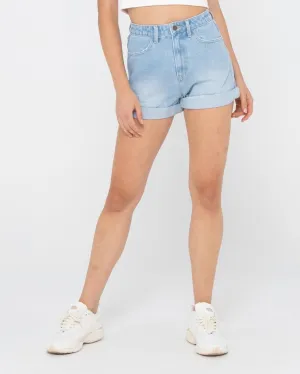 RUSTY CYPRUS HIGH DENIM SHORT - APB