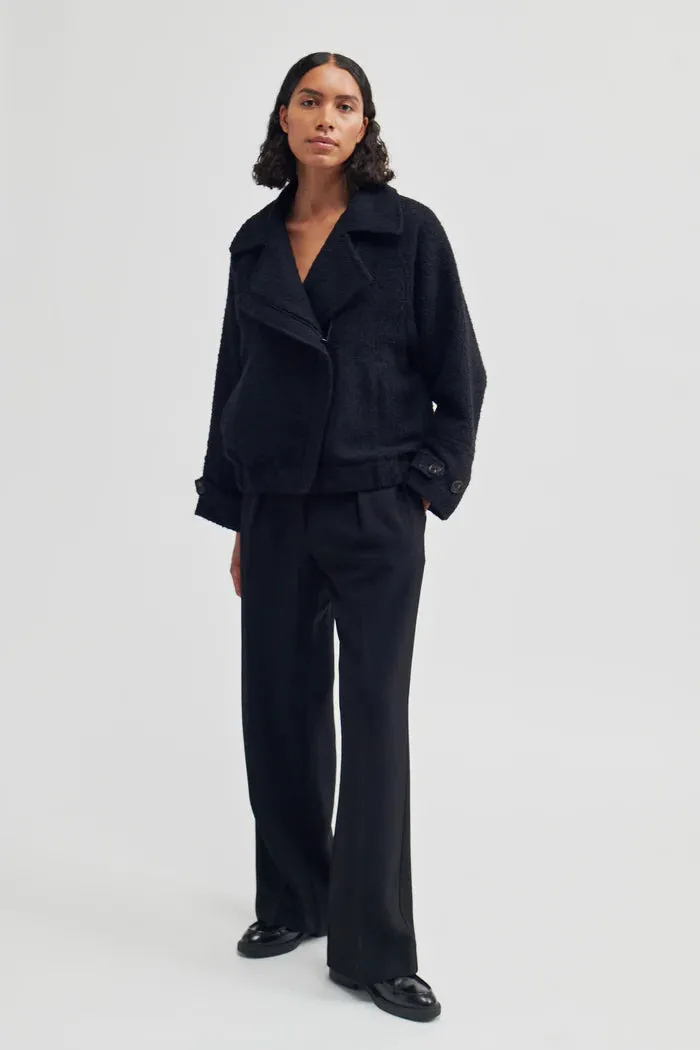 Second Female Fique Wide Pants in Black