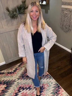Sweater Trench Coat