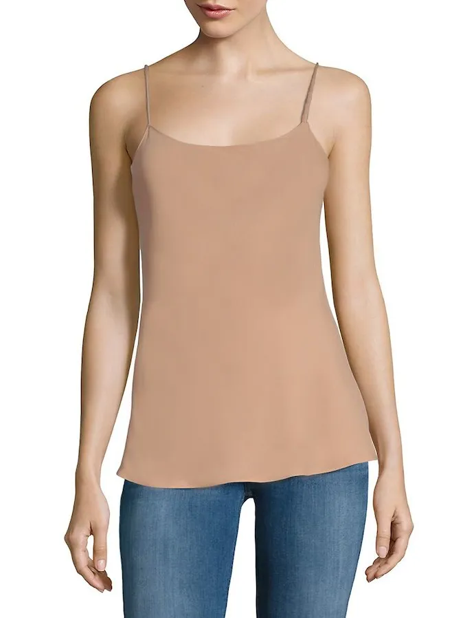 Theory Teah Silk Tank Top