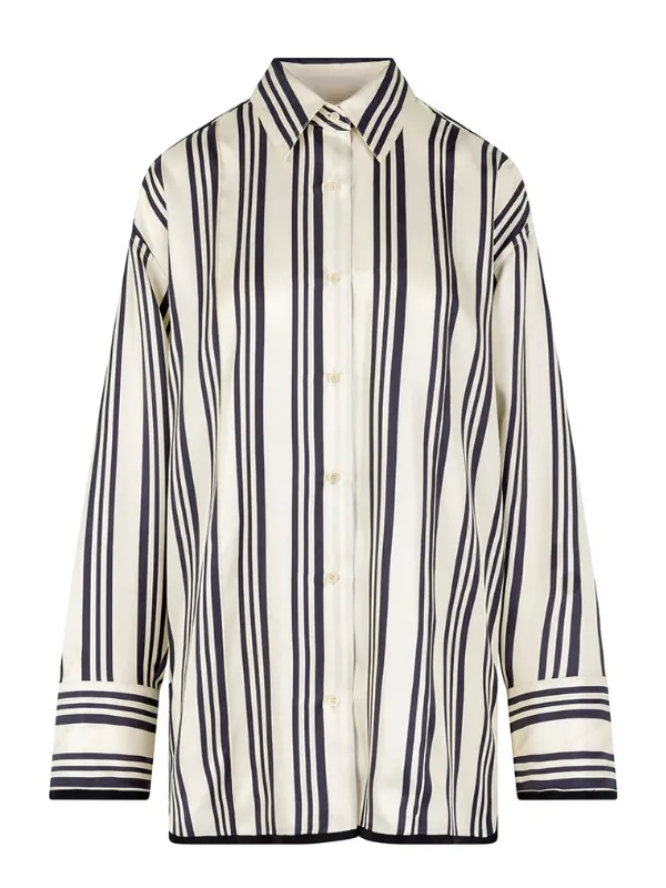 Vivi Shirt in Cream/Black